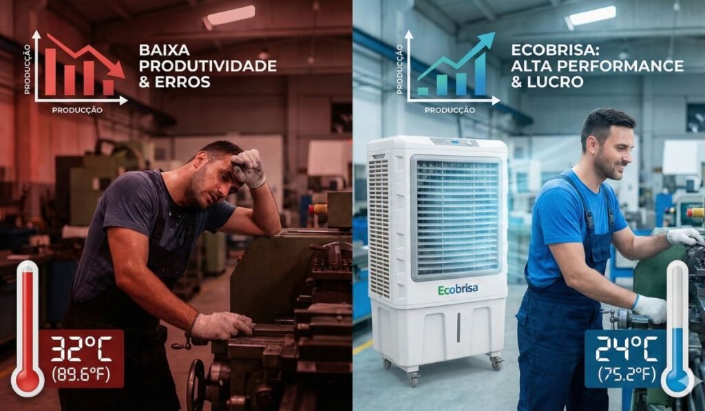 Calor x Lucro Como a Temperatura Alta Derruba a Produtividade da Sua Indústria em até 20%